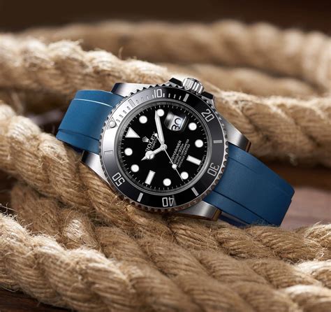 rolex rubber strap|rolex rubber watch bands.